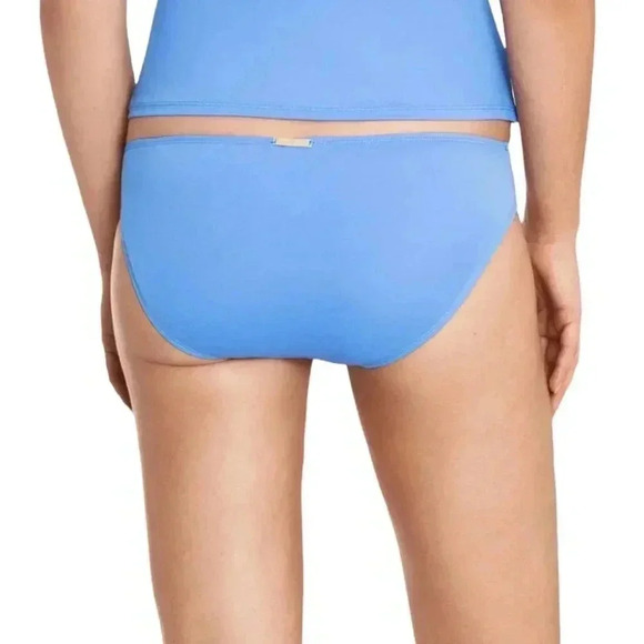 Lauren Ralph Lauren Sky Blue Beach Club Solid Hipster Swim Bottoms - Picture 2 of 8